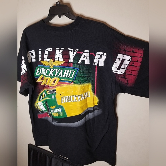 Vintage 1998 AOP Brickyard 400 Hardcore Racing T-shirt🚦🏁🏁 NWOT🔥 - Picture 7 of 9